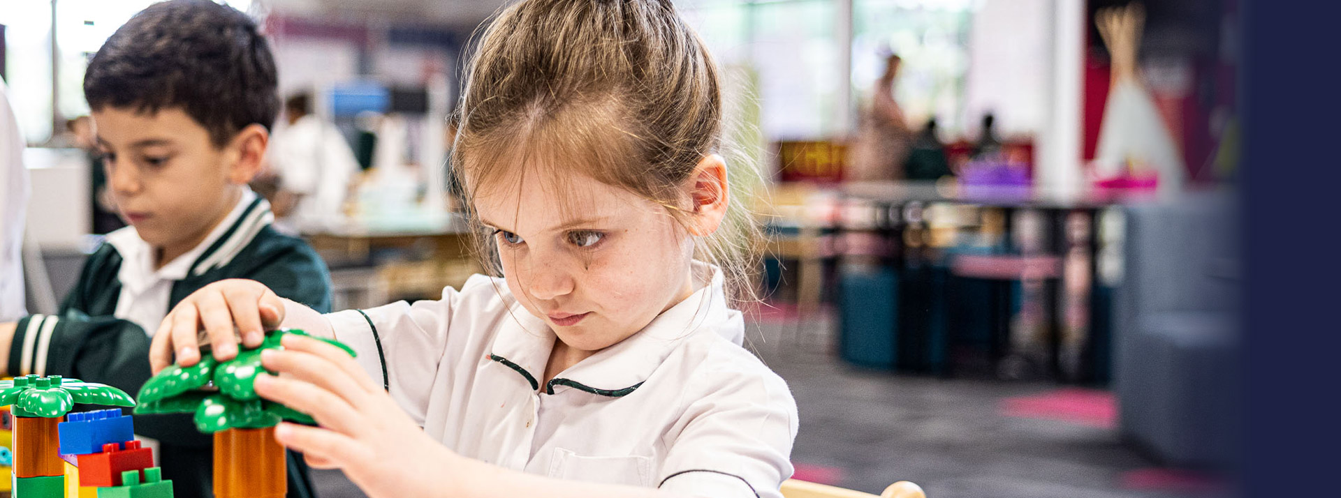 Our classroom spaces are vibrant and stimulating