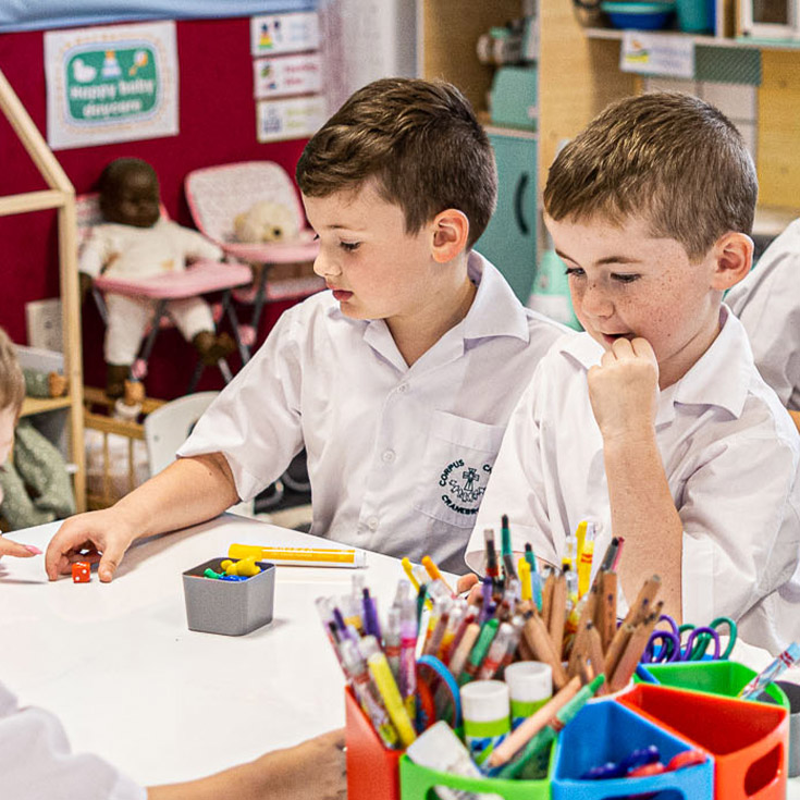 Students learning at Corpus Christi Catholic Primary School Cranebrook